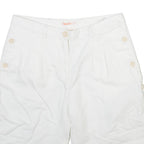 TIMBERLAND Womens Casual Shorts White M W30