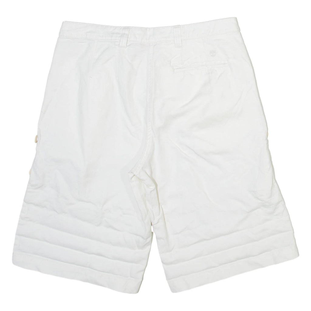 TIMBERLAND Womens Casual Shorts White M W30