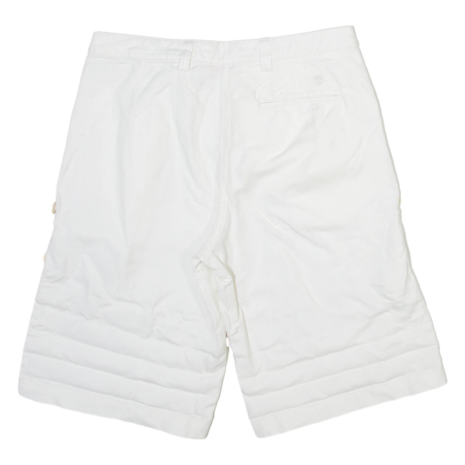 TIMBERLAND Womens Casual Shorts White M W30