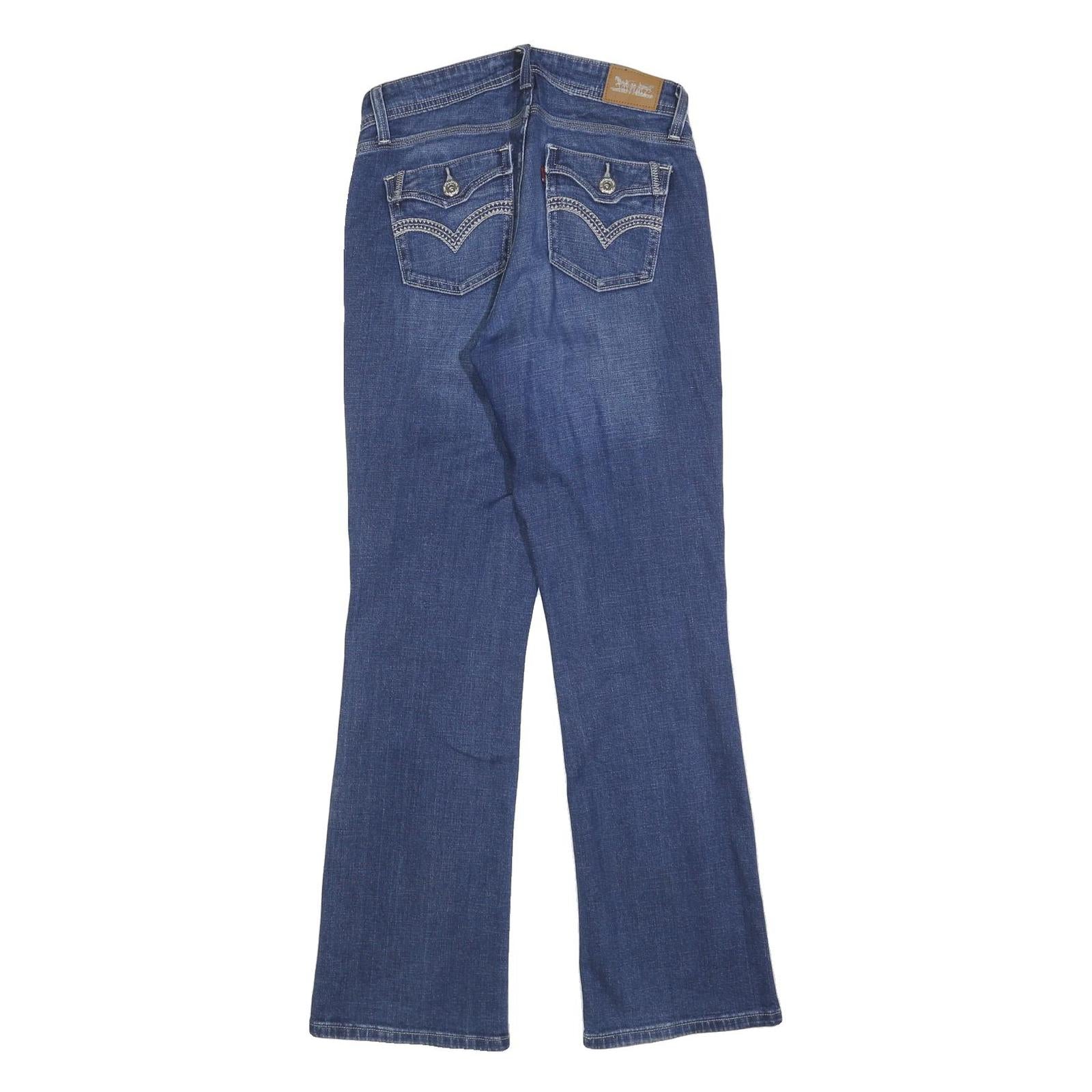 LEVI'S 529 Womens Jeans Blue Regular Bootcut Denim Medium W27 L32 Stylish