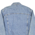 LEE Mens Blue Denim Classic Jacket XL Cotton Blend Button Closure Casual Retro