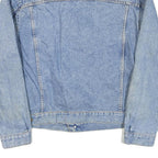 LEE Mens Blue Denim Classic Jacket XL Cotton Blend Button Closure Casual Retro