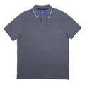 CHAMPION Mens Blue Short Sleeve Plain Polo Shirt XL Cotton Blend Casual