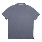 CHAMPION Mens Blue Short Sleeve Plain Polo Shirt XL Cotton Blend Casual