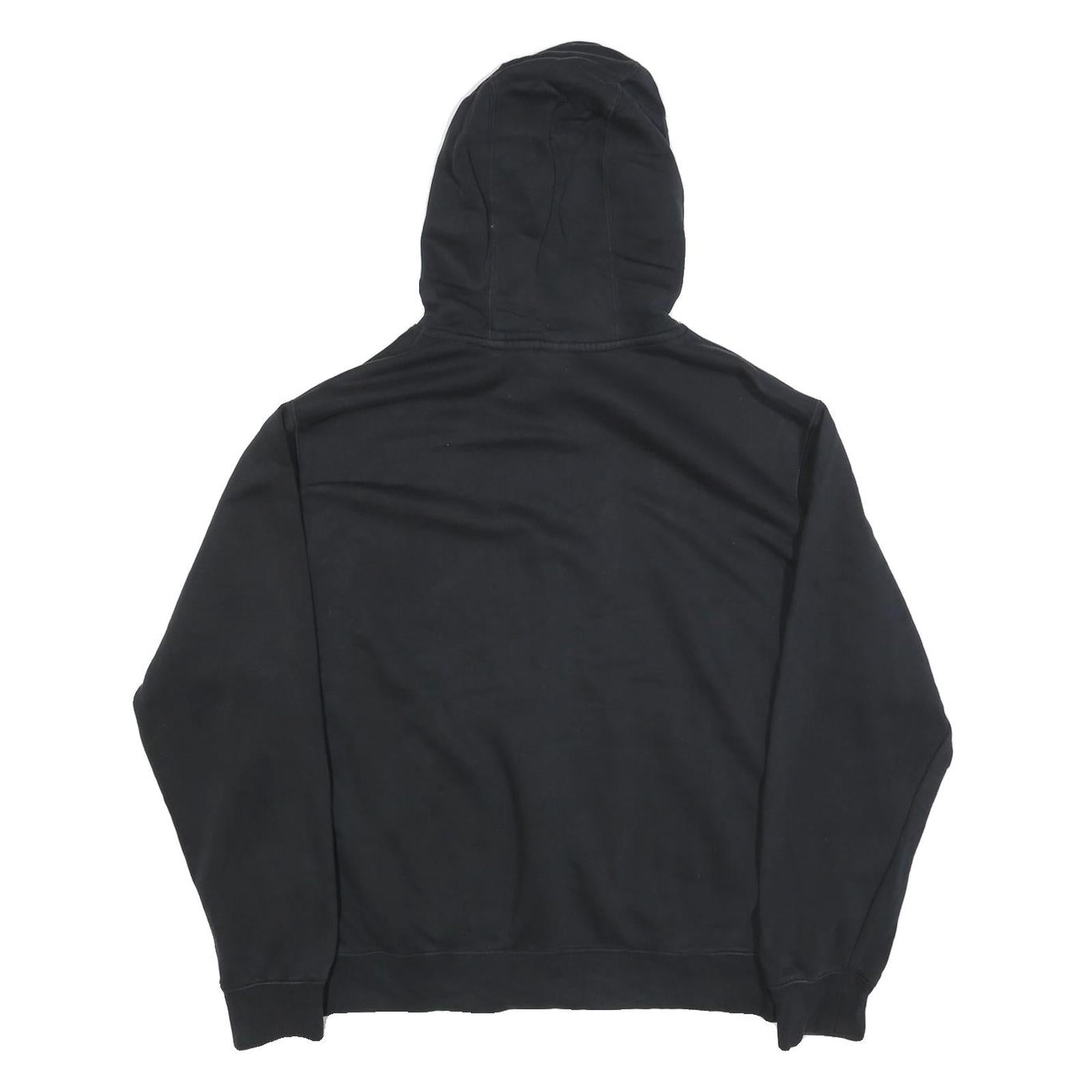 NIKE Womens Black Distinxion Printed Cotton Blend Pullover Hoodie L