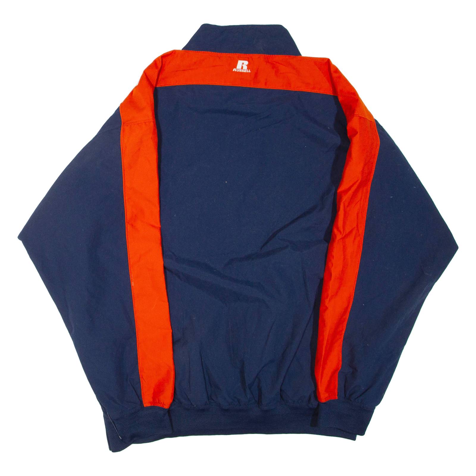 RUSSELL ATHLETIC Syracuse Mens Pullover Jacket Blue USA XL