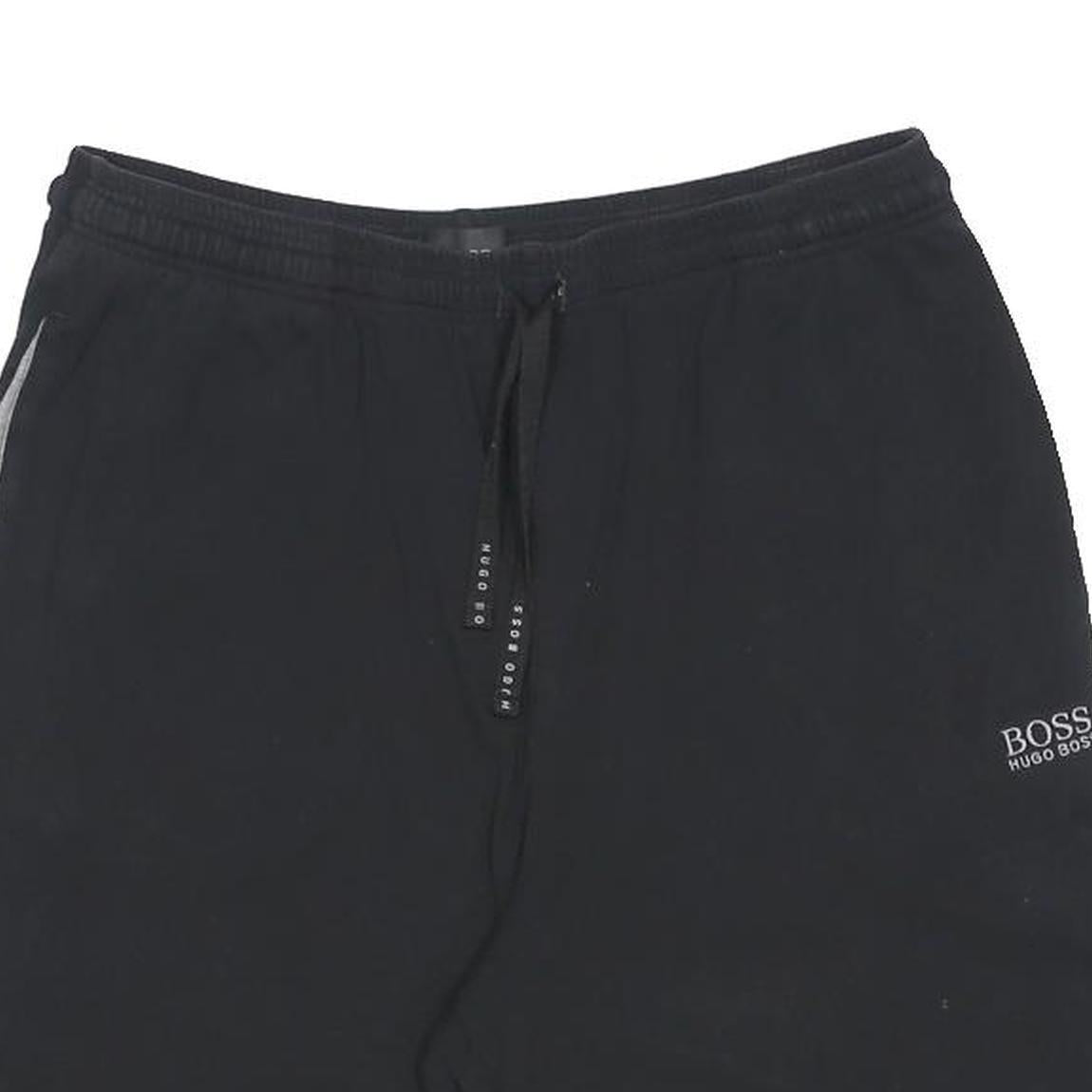 BOSS HUGO BOSS Mens Black Casual Shorts M W28 Cotton Blend Drawstring