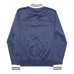FILA Mens Navy & White Zip Front Track Jacket S Polyester Athletic Sportswear
