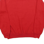 LEE Womens Red Harris Walz '24 Crew Neck L Cotton Blend Pullover Sweatshirt