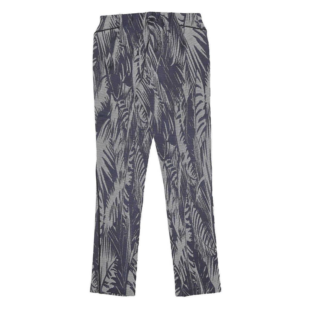 PATRIZIA PEPE Womens Cotton Blend Slim Printed Trousers W24 L26 Stylish