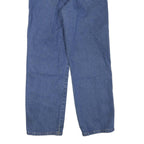 DICKIES Mens Jeans Blue Regular Straight Denim W32 L30 Classic Zip Closure