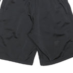 ADIDAS Mens Black Casual Shorts S W26 Lightweight Three Stripe Design