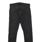 LEVI'S 519 Mens Slim Black Denim Dark W30 L27 Slim Fit Jeans Zip Fly