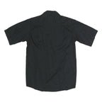 WRANGLER Mens Black & Beige Short Sleeve Shirt S Button Casual Workwear