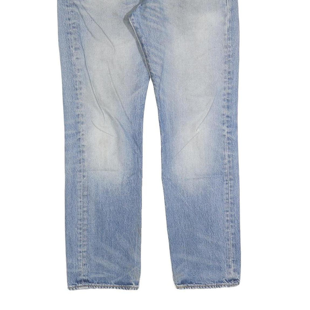 LEVI'S 501 Mens Jeans Blue Regular Straight Denim Light W32 L30 Classic Fit