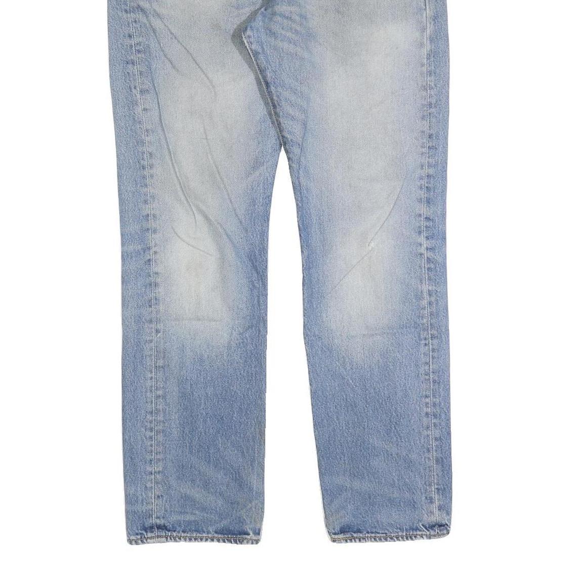 LEVI'S 501 Mens Jeans Blue Regular Straight Denim Light W32 L30 Classic Fit