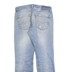 LEVI'S 501 Mens Jeans Blue Regular Straight Denim Light W32 L30 Classic Fit