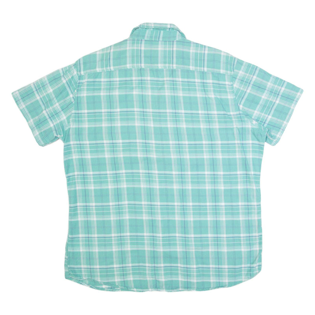 LEE Mens Shirt Blue Check XL