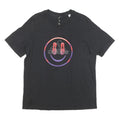 ADIDAS Mens Black Graphic T-Shirt L Short Sleeve Crew Neck Motivational Print