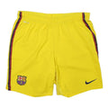 NIKE Mens Yellow FC Barcelona Sports Casual Shorts M W33 Nike Swoosh