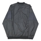 NIKE Mens Black Granite Bay Athletics Lightweight Jacket XL Polyester Plain Zip