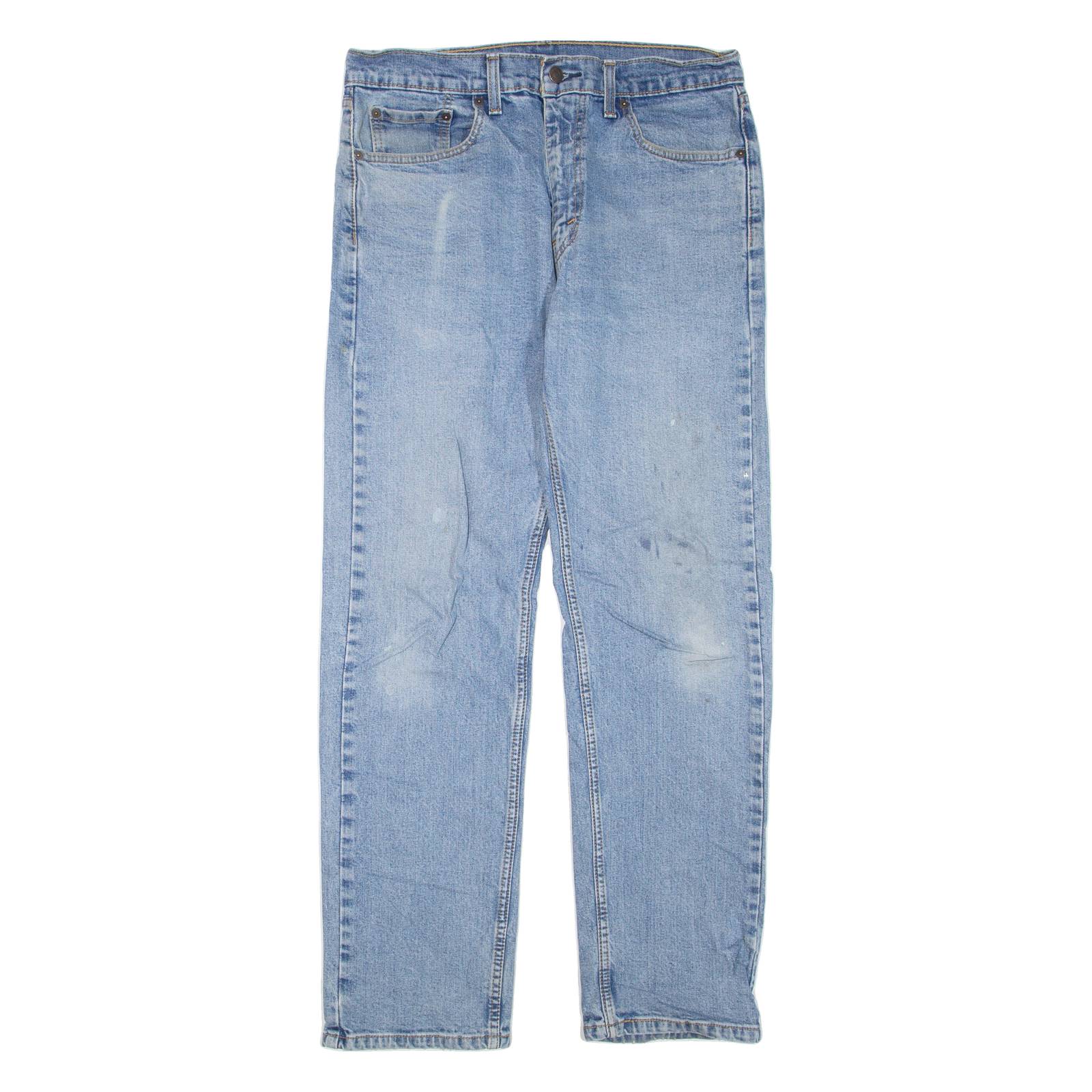 LEVI'S 505 Jeans Mens Blue Regular Straight W33 L32
