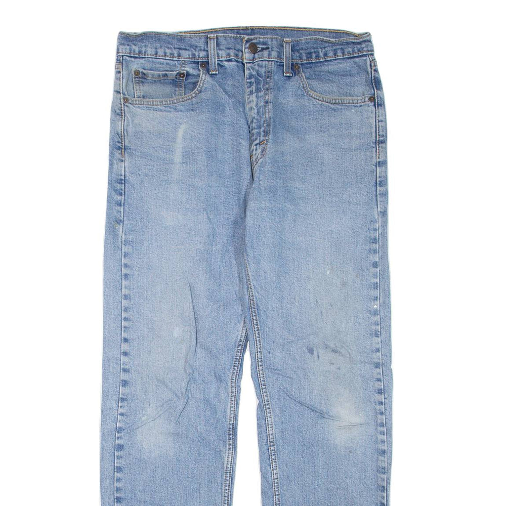 LEVI'S 505 Jeans Mens Blue Regular Straight W33 L32