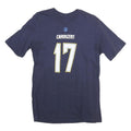 NFL Womens Navy Blue Chargers 17 T-Shirt XL Short Sleeve Crew Neck Football