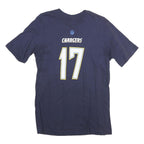 NFL Womens Navy Blue Chargers 17 T-Shirt XL Short Sleeve Crew Neck Football