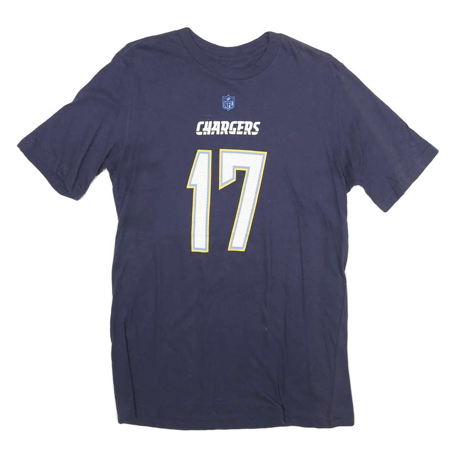 NFL Womens Navy Blue Chargers 17 T-Shirt XL Short Sleeve Crew Neck Football