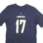 NFL Womens Navy Blue Chargers 17 T-Shirt XL Short Sleeve Crew Neck Football