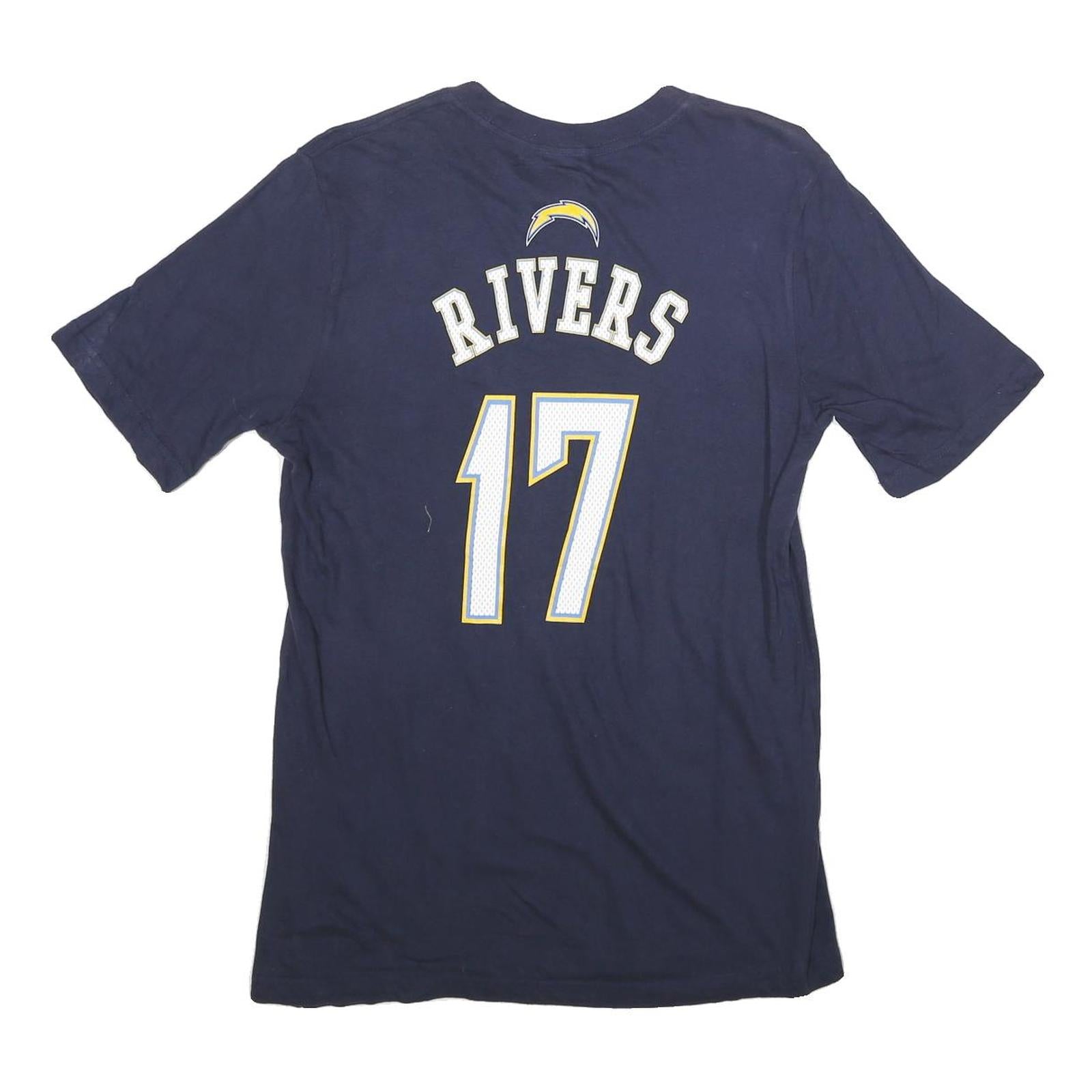 NFL Womens Navy Blue Chargers 17 T-Shirt XL Short Sleeve Crew Neck Football