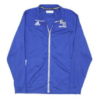 ADIDAS Mens Blue Basketball Jacket M Polyester Blend Zip Front Sportswear