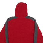 NFL Mens Red & Grey Zip Hooded Polyester Jacket XL Fleece San Francisco 49ers