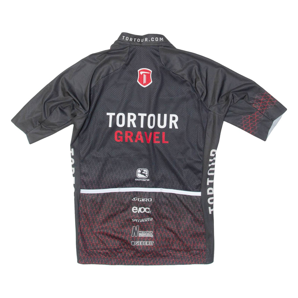 TORTOUR GRAVEL Full Zip Cycling Mens Jersey Grey XS