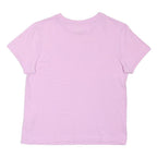 VANS Girls Pink Graphic T-Shirt S Short Sleeve Crew Neck Cotton