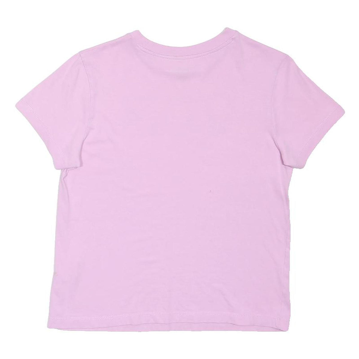 VANS Girls Pink Graphic T-Shirt S Short Sleeve Crew Neck Cotton