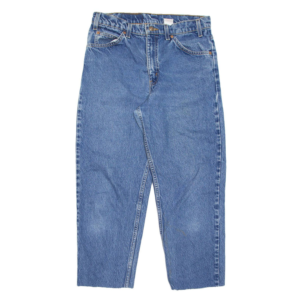 LEVI'S 550 Jeans Mens Blue Relaxed Straight Stone Wash W32 L24