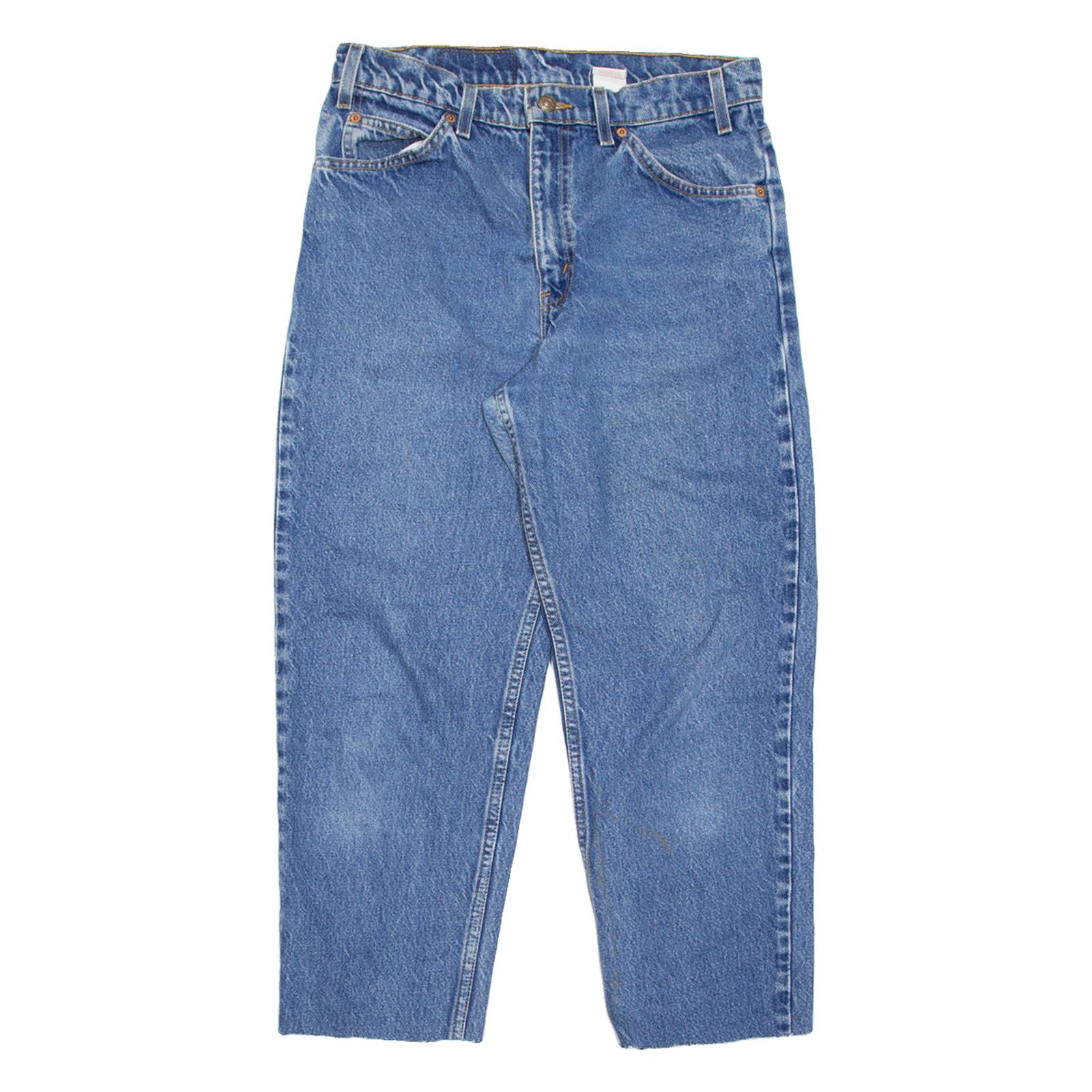 LEVI'S 550 Jeans Mens Blue Relaxed Straight Stone Wash W32 L24