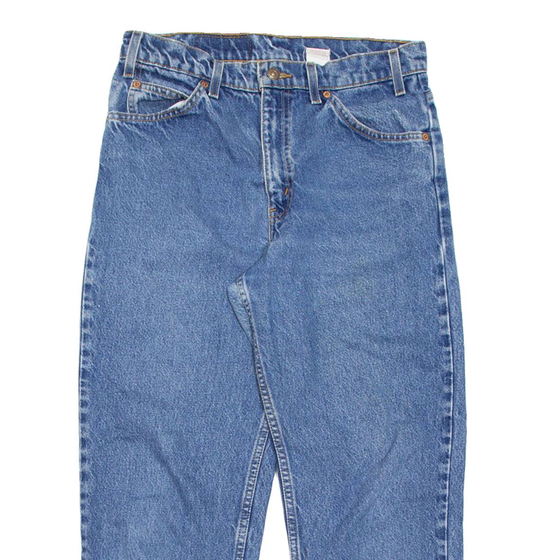 LEVI'S 550 Jeans Mens Blue Relaxed Straight Stone Wash W32 L24