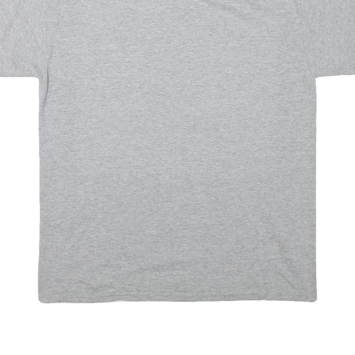 JERZEES Mens Grey Niagara Falls New York Graphic T-Shirt L Short Sleeve Crew