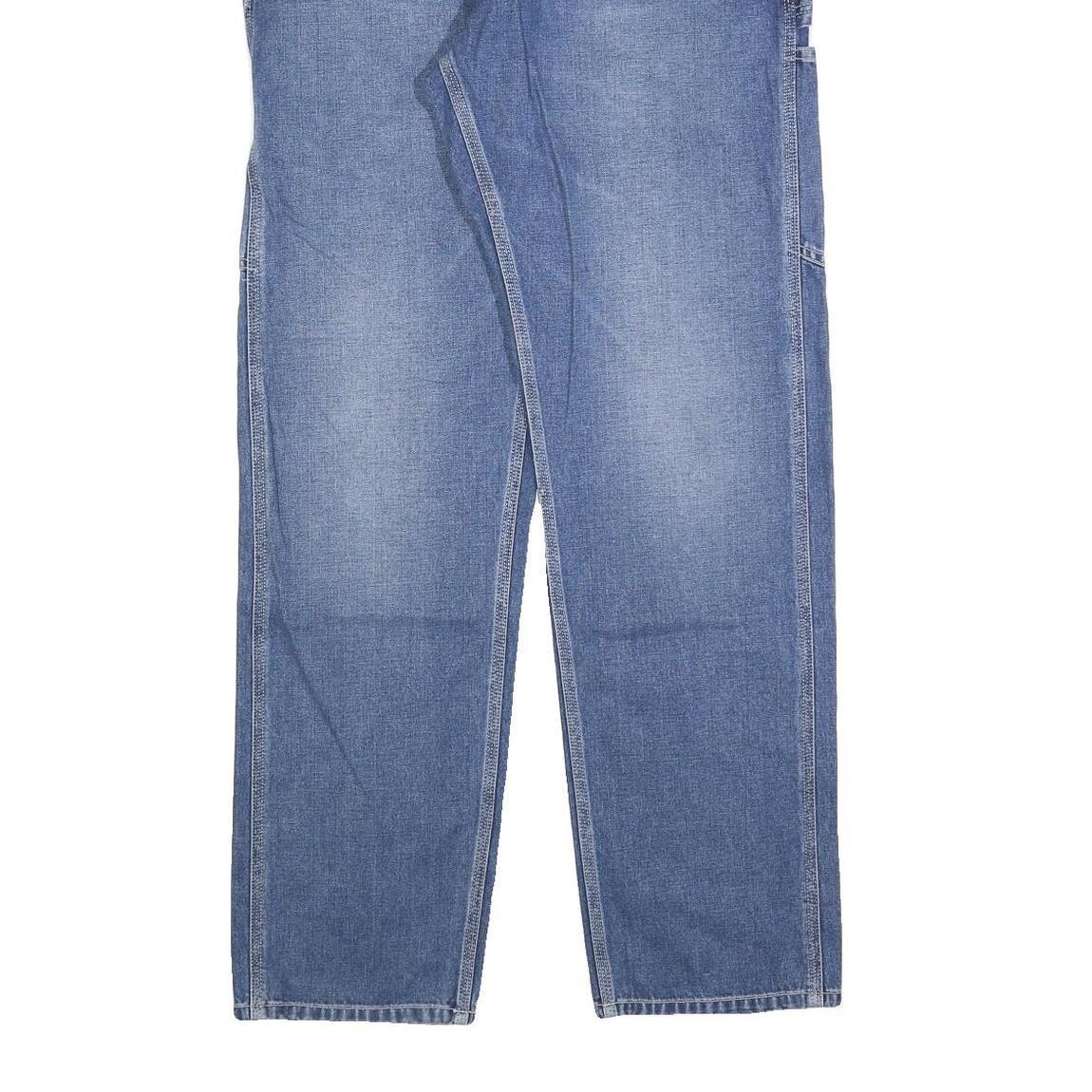 CARHARTT Mens Jeans Blue Relaxed Straight Denim Medium W33 L32 Workwear