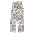 PACSUN Womens Regular Fit Button Closure Printed Cotton Blend Jeans W26 L33
