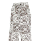 PACSUN Womens Regular Fit Button Closure Printed Cotton Blend Jeans W26 L33