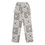 PACSUN Womens Regular Fit Button Closure Printed Cotton Blend Jeans W26 L33