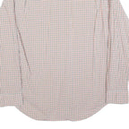 TOMMY HILFIGER Mens White & Red Checked Shirt XL Button Down Casual Cotton Blend