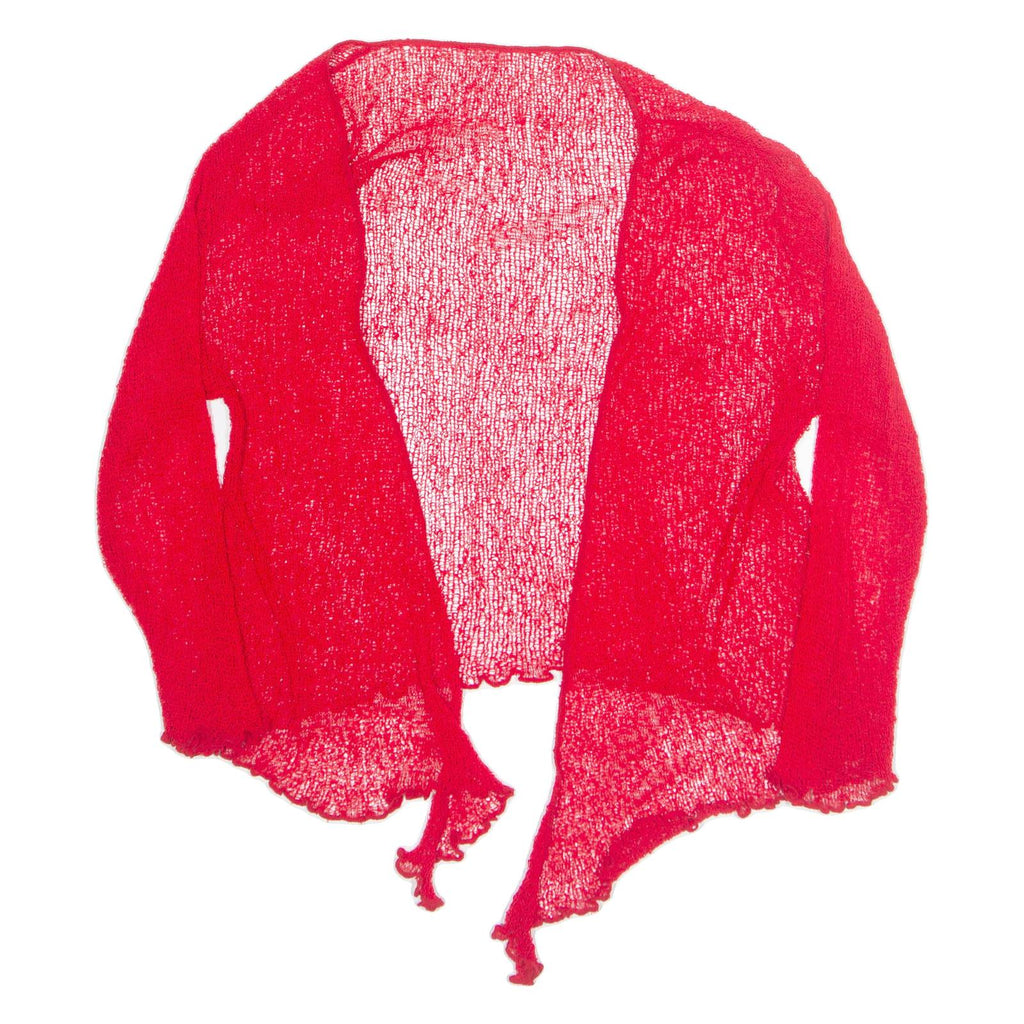 Open Womens Top Red Long Sleeve M