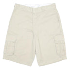 DICKIES Mens Shorts Beige Cargo Casual Cotton M W34 Durable Workwear