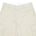 DICKIES Mens Shorts Beige Cargo Casual Cotton M W34 Durable Workwear