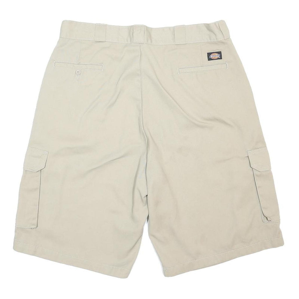 DICKIES Mens Shorts Beige Cargo Casual Cotton M W34 Durable Workwear